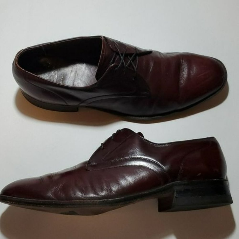 EASY FLEX BROWN DRESS SHOES MENS SIZE 12 D